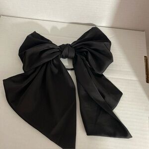 J Crew Satin  Bow Hair Scrunchie Elastic Hair Tie